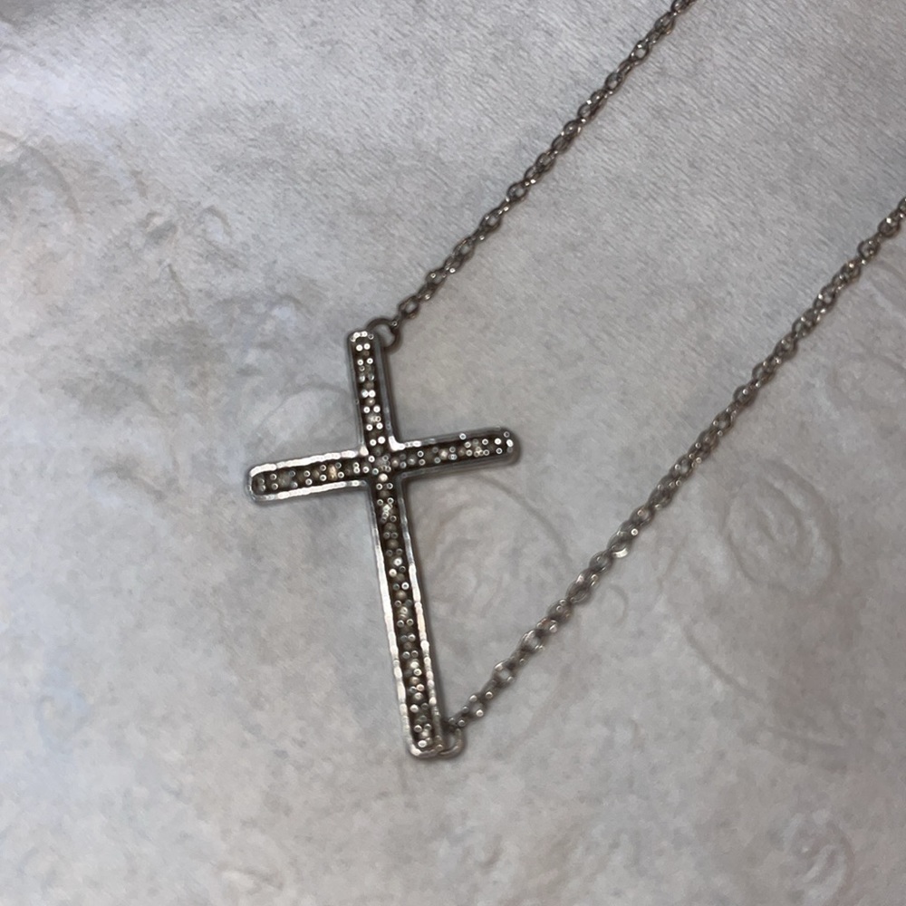 Zales silver necklace